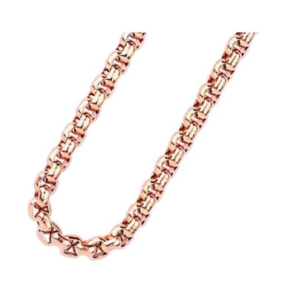 Traumfänger Halskette 90cm - Edelstahl - Erbsmuster - bronze / SC063BR90