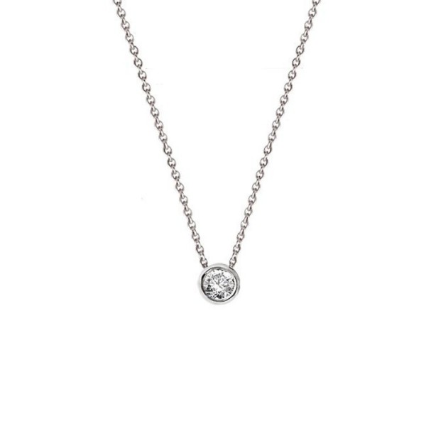 StarDiamant AnhängerKette - Gold 585 14K - Diamant 0,15ct H si / D630/W