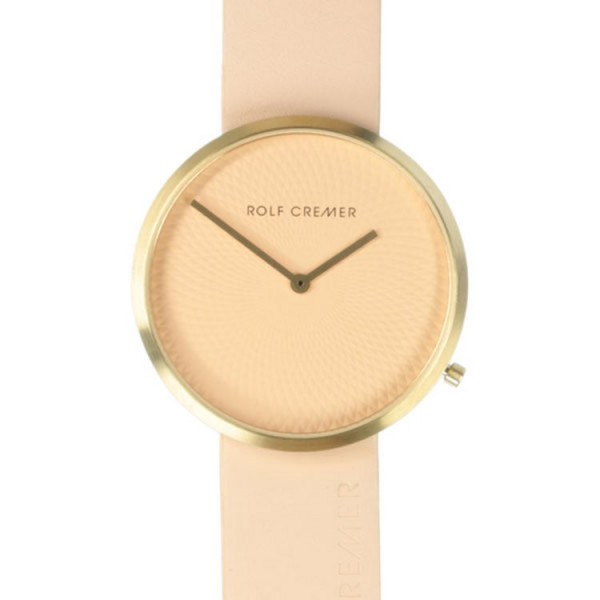 Rolf Cremer Uhr - Slim 42 - goldfarben/apricot / 503615