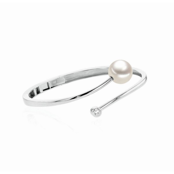 Hesse Armspange - Silber - Ming Zuchtperle weiß / 104.0254