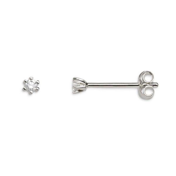 Xenox Fine Ohrstecker - Weißgold 375 - Brillanten 0,04ct / XG4001