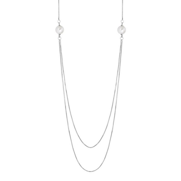 Xenox Collier - Velvet Garden - Doppelkette lang Silber / XS5354