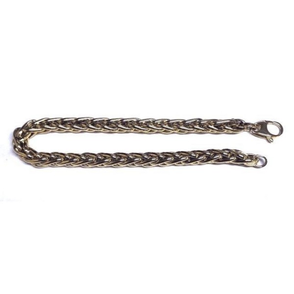 Basics Gold Armband 19cm - 585 Gold - Zopfmuster / 71544-19