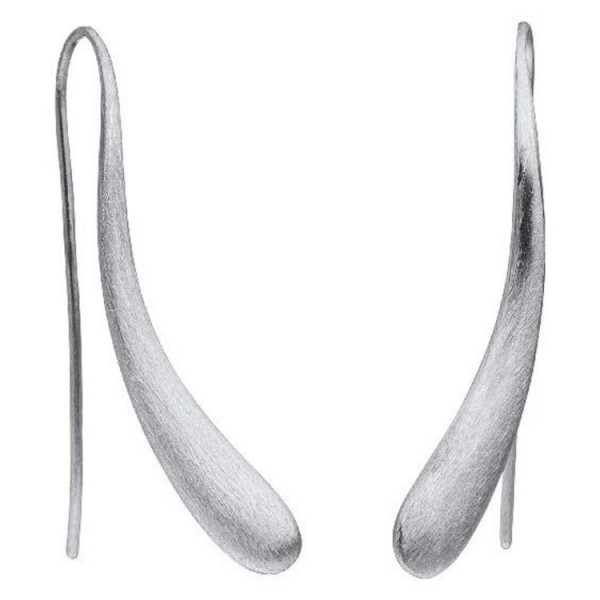 Ernstes Design Ohrhänger - Edelstahl - lang mattiert / ME3404-100