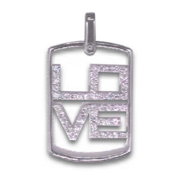 Basics Silver Anhänger - Sterlingsilber Zirkonia - Love / 5760AN