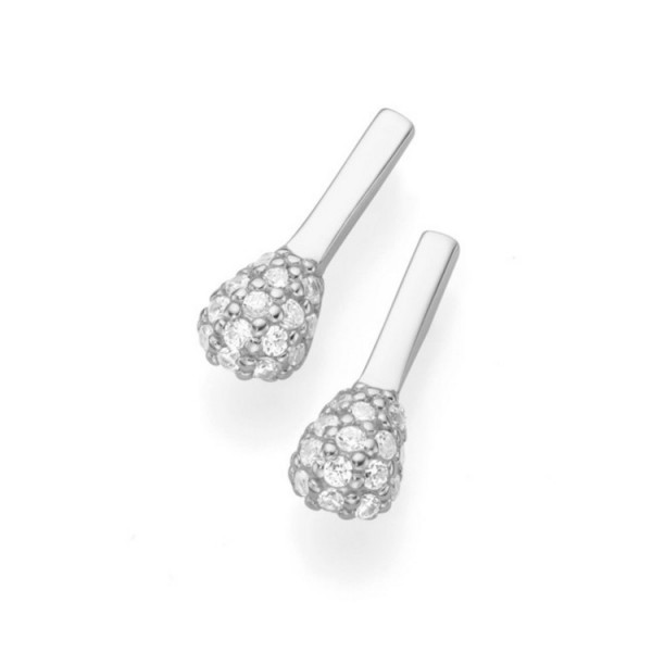 Juwelier Wittig Ohrstecker - Sterlingsilber Zirkonia - Tropfenform / 94018193