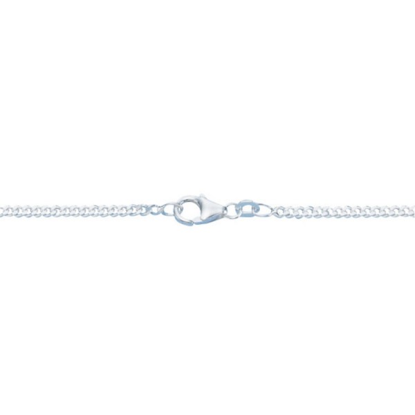 Basics Silver Halskette - Sterlingsilber - Panzer 42 - silber / 13-508-42