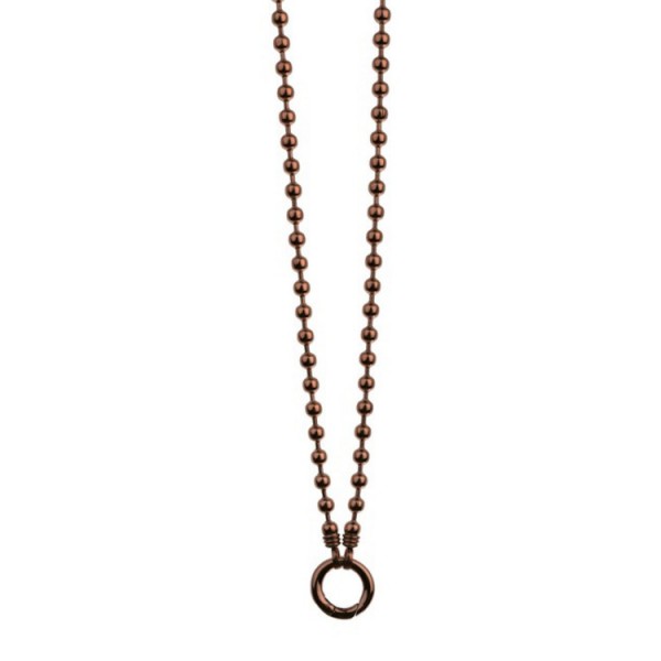 Traumfänger AnhängerKette - Edelstahl - Kugel 90 - bronze / SC074BR90