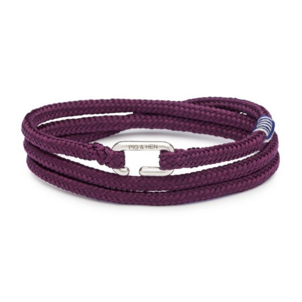 Pig & Hen Savage Sam L - Bordeaux - Armband Nylon 20cm / P25-65000-L