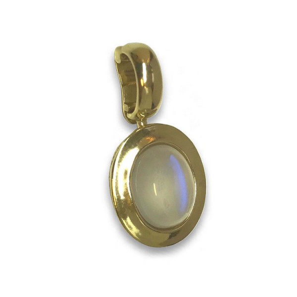 Juwelier Wittig Anhänger - Clip - Gold 375 - Mondstein / 375-2-9