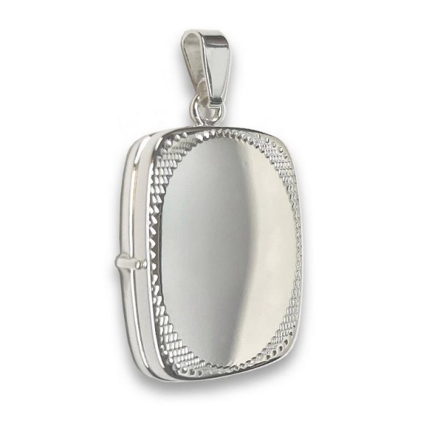 Juwelier Wittig Anhänger - Medaillon - Silber - antik oval / 74418