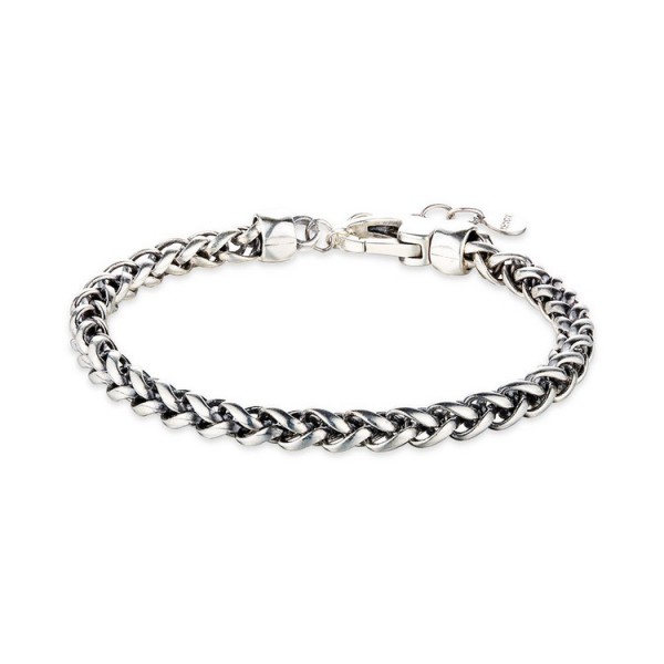 Xenox Armband 23 - Silver Men - Zopfmuster Silber massiv / XS9312/L