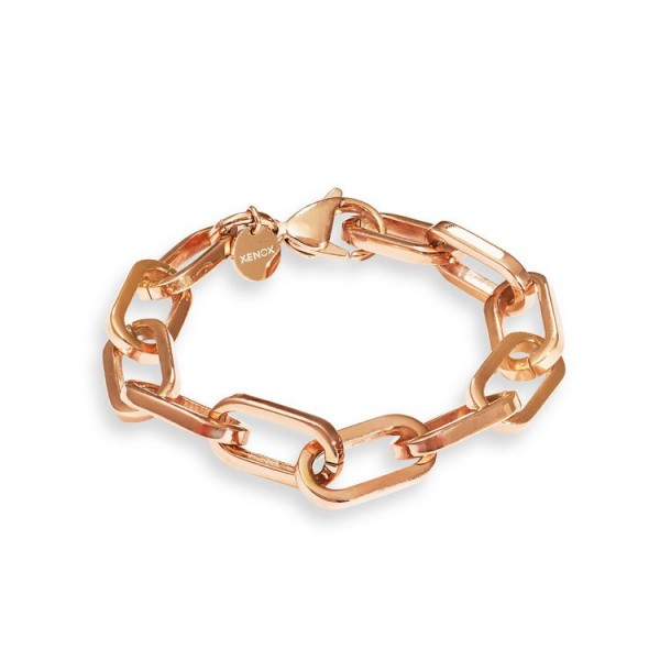 Xenox Armkette - Earth - Stahl rosé - Gliederband / X6293R/19