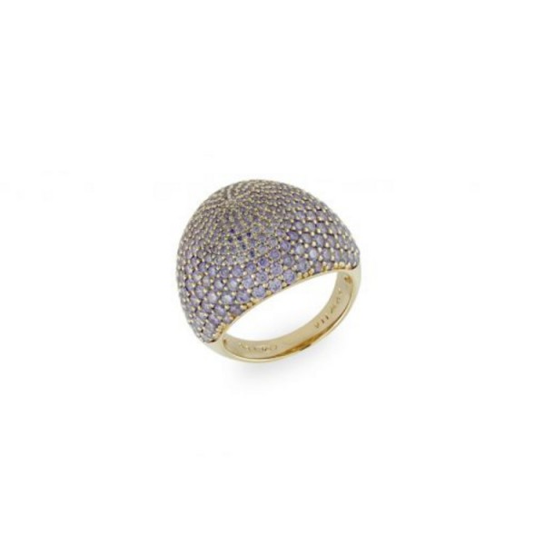 Vilmas Ring 56 - Sprinkle - Silber rosé -Zirkonia violett / 1700093-8