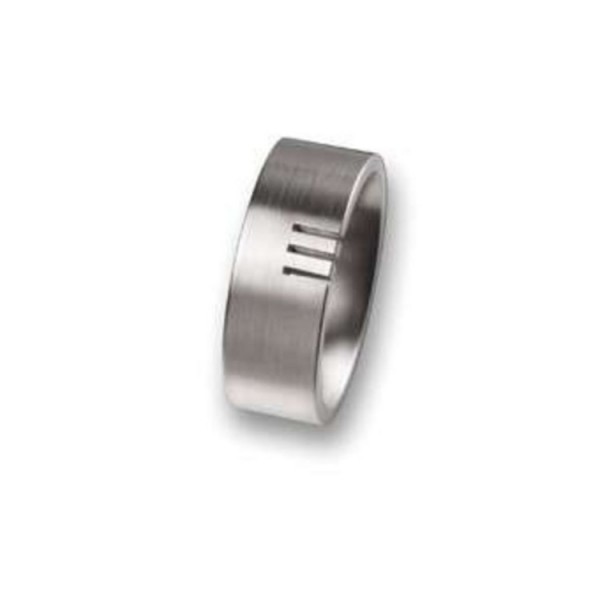 Ernstes Design Ring 63 - silberfarben - Edelstahl / R22.8.63