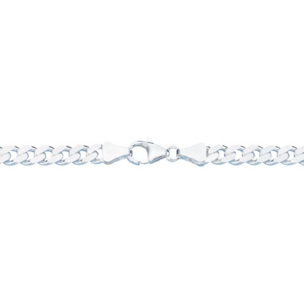 Basics Silver Halskette 50cm - Sterlingsilber - Panzer - silber / 9112-61288-050