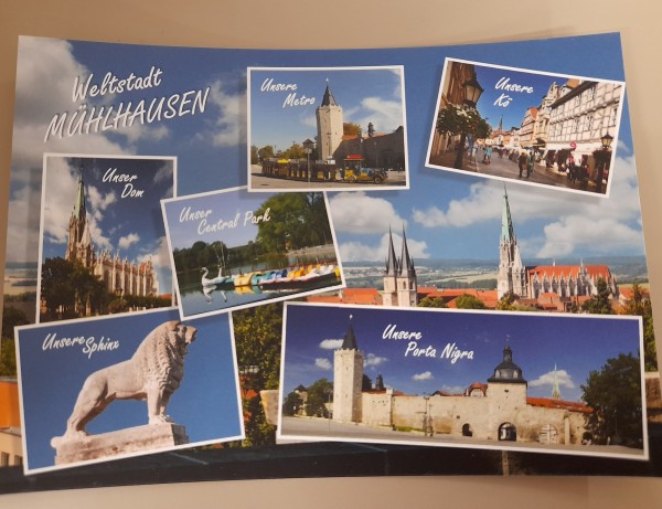 Postkarte "Weltstadt Mühlhausen"
