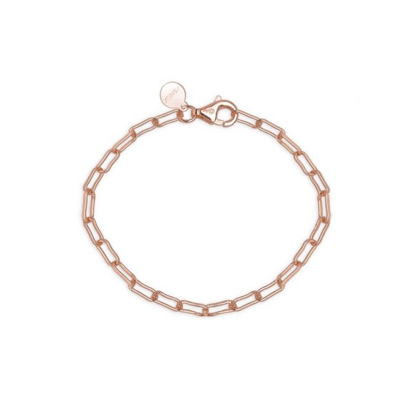 Xenox Armkette - Silber rosé - Basisband / XK700R/18,5