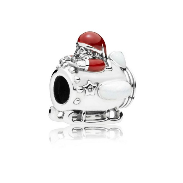 Pandora Bead - Sterlingsilber - Charm Santa in Space / 797511ENMX