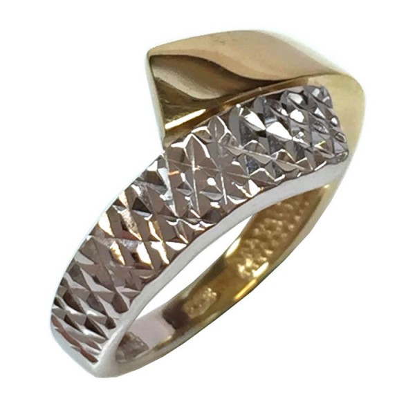 Basics Gold Ring 55 - bicolor - Gold 333 8K - / 333-2-88