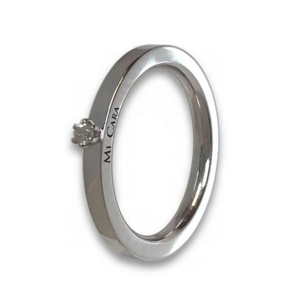 Basics Silver Ring 56 - silberfarben - Sterlingsilber Brillant / 997124056
