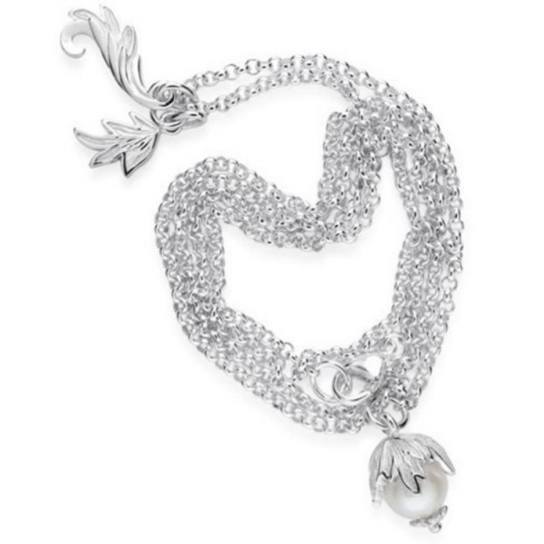 Sonderpreis AnhängerKette - Sterlingsilber Zuchtperle - silber / DACH61-W-AG