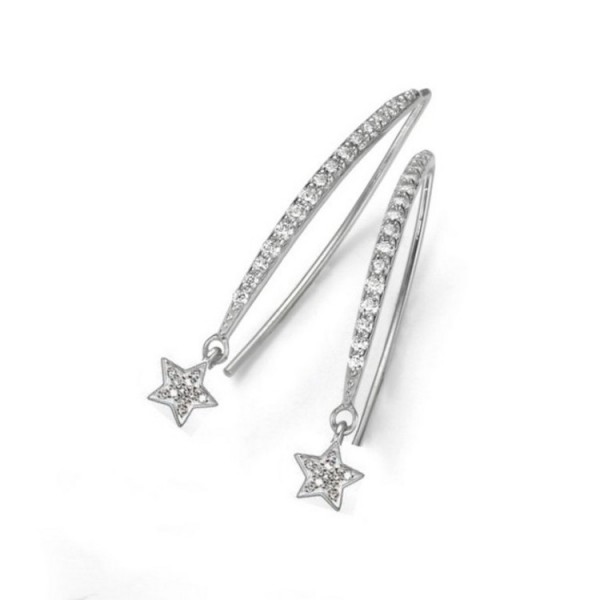 Juwelier Wittig Ohrhänger - Sterlingsilber Zirkonia - silberfarben / 94017993