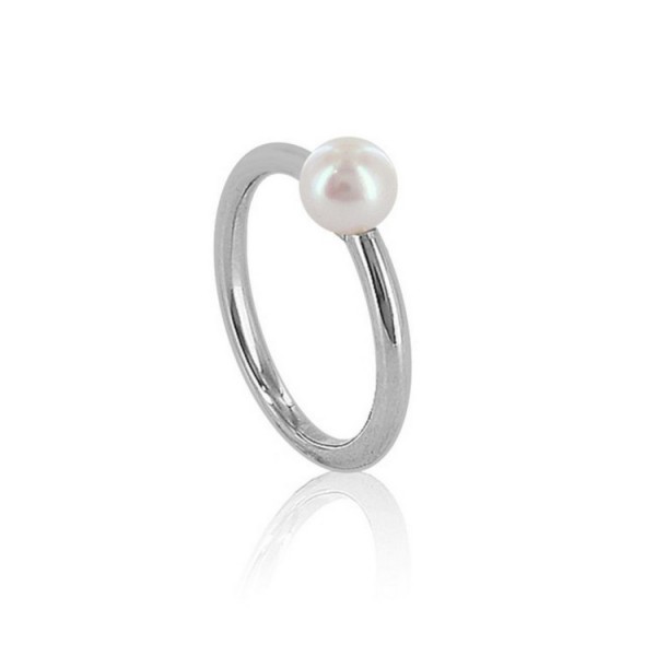 Juwelier Wittig Ring 52 - Weißgold 750 - Akoya Zuchtperle / 01451405