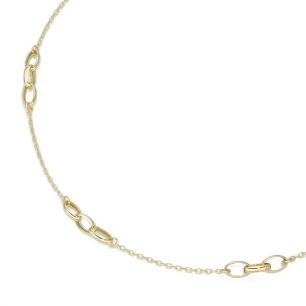 Juwelier Wittig Halskette - Gold 375 9K - Anker 45 - goldfarben / 99017040450