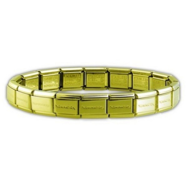 Nomination Armband - Edelstahl - Big - goldfarben / 030001-0