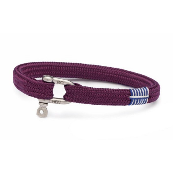 Pig & Hen Vicious Vic M - Bordeaux - Armband Nylon 18cm / P19-65000-M